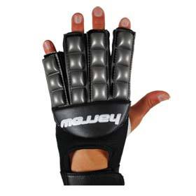 field hockey gear Harrow Left Hand Field Hockey Glove Black Medium