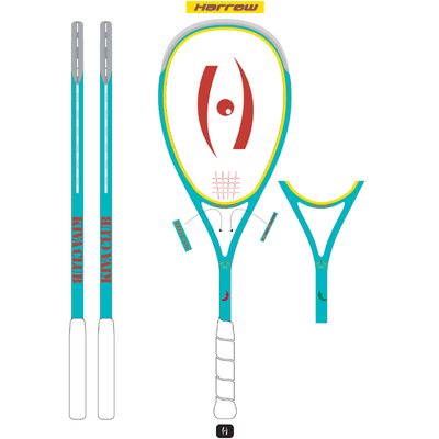 Squash Racket Design Pattern Custom Squash Racquet – Harrow Sports
