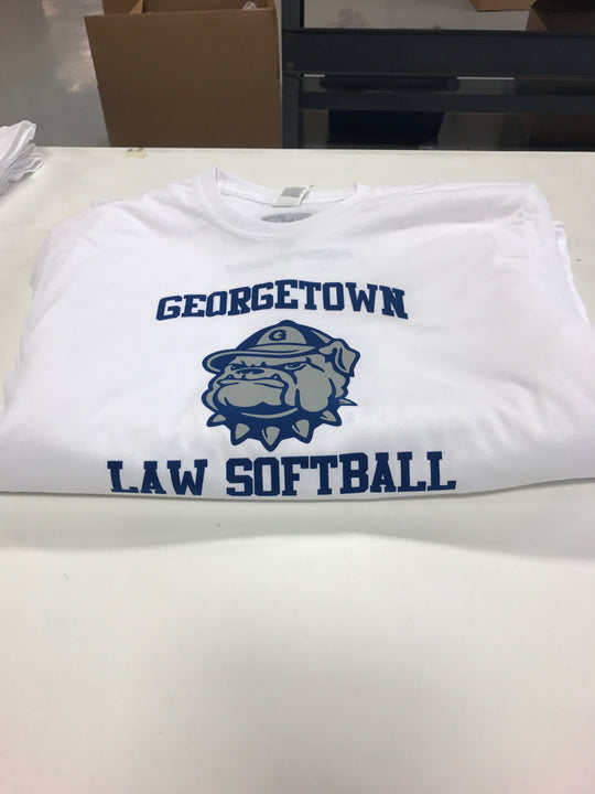 Georgetown Law Custom Softball Apparel