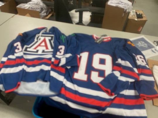 University of Arizona Custom Ice Hockey Jerseys
