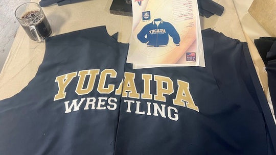 Yucaipa Wrestling Custom Jackets