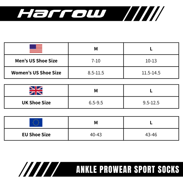 Ankle ProWear Sport Socks Unisex - Harrow Sports