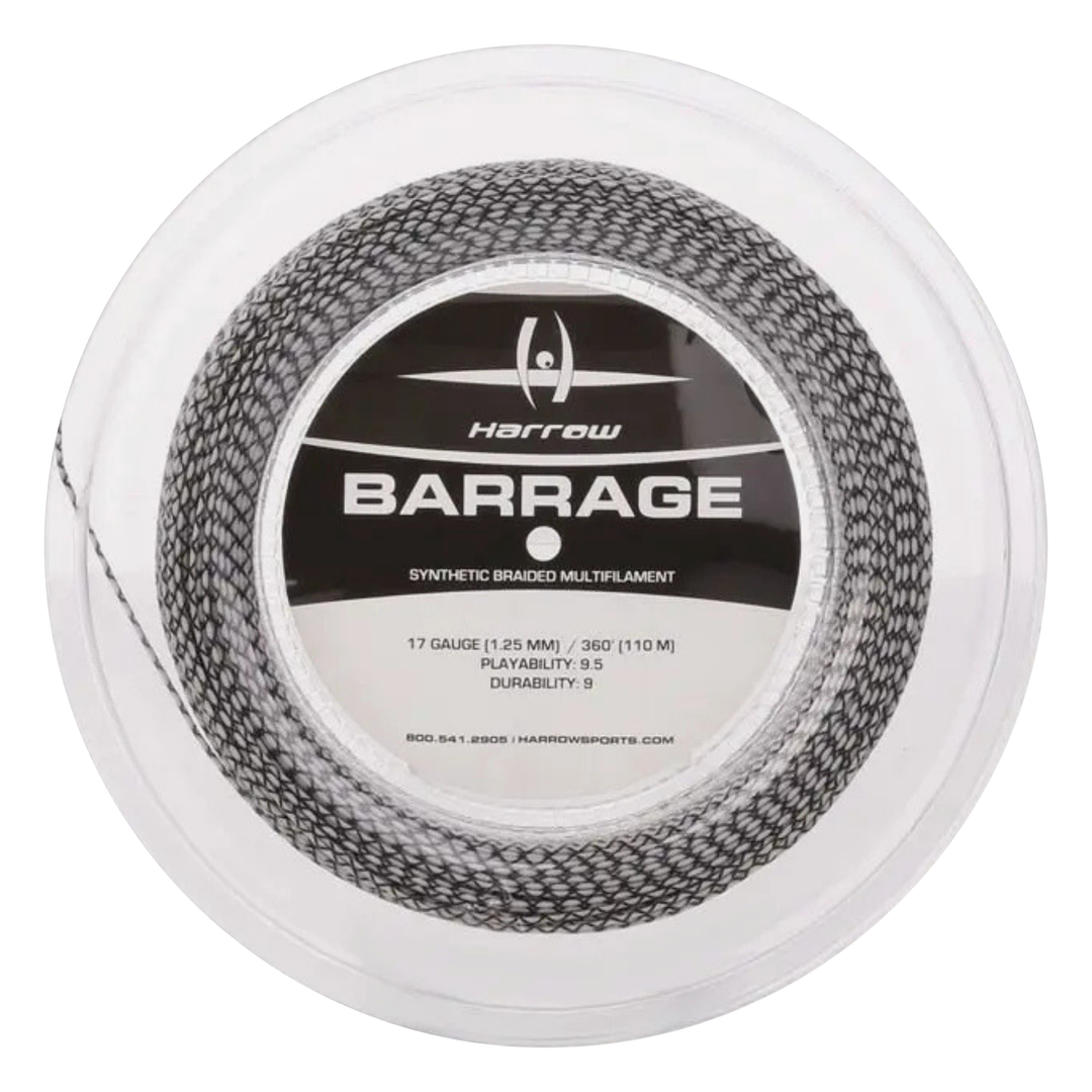 Barrage Squash String, 17 Gauge, 360' Reel