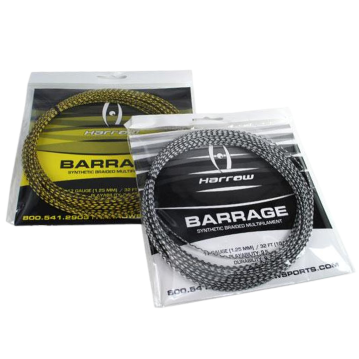 Barrage Squash String, 17 Gauge, Single Pack - Harrow Sports
