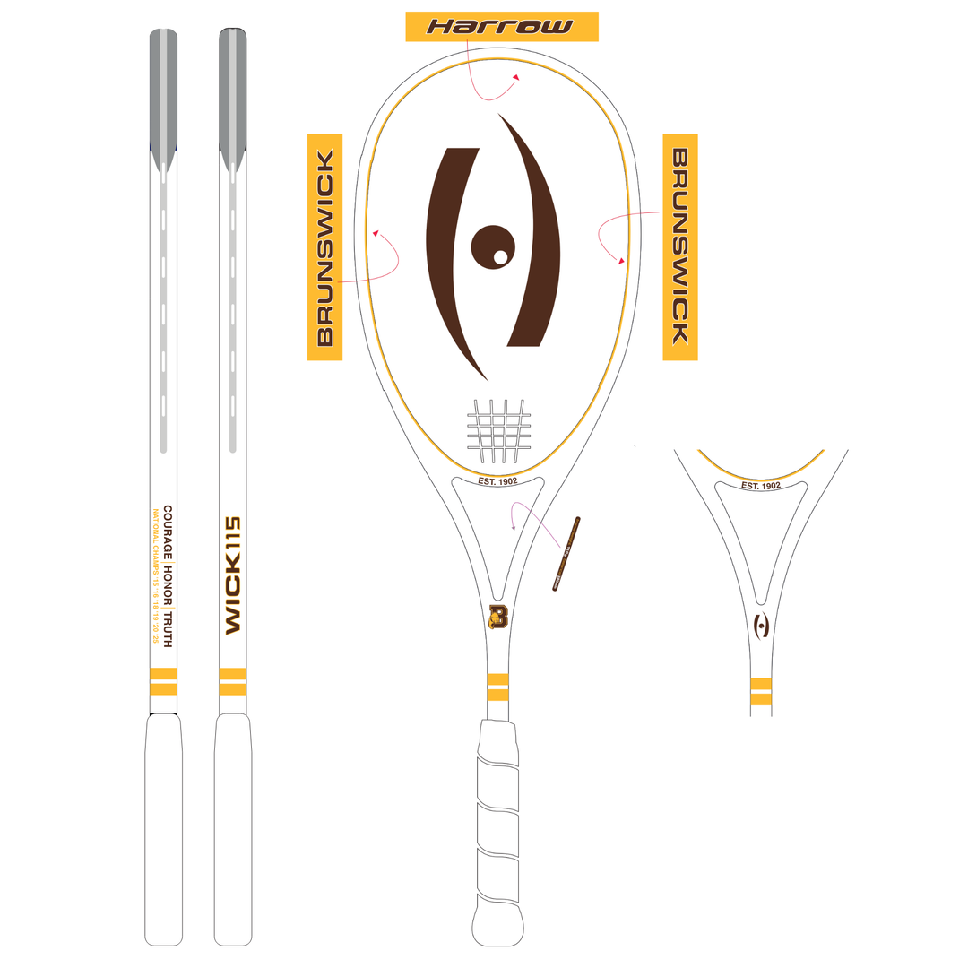 Custom Mini Racquet Custom Squash Racquet – Harrow Sports