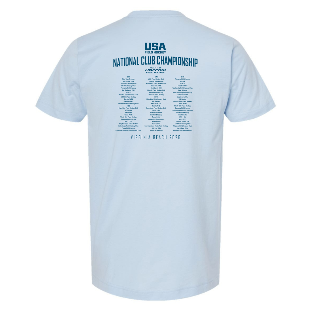 Championship Teams T-Shirt Unisex - USA Field Hockey NCC 2026 - Harrow Sports