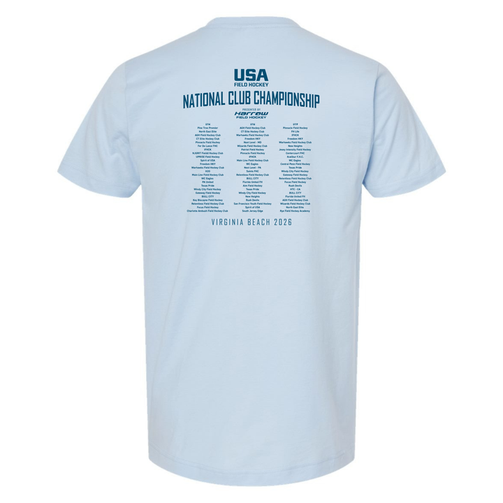 Championship Teams T-Shirt Unisex - USA Field Hockey NCC 2026 - Harrow Sports