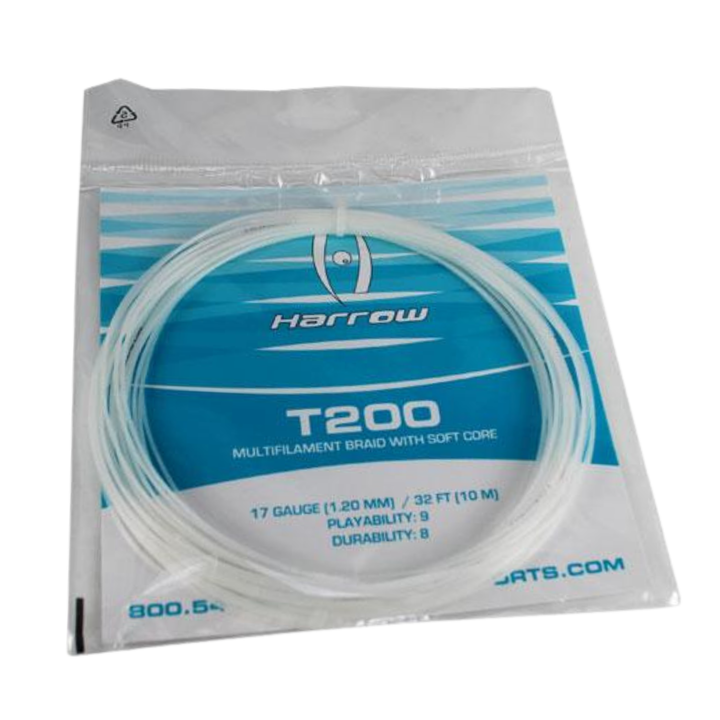 T200 Squash String, 17 Gauge, Single Pack - Harrow Sports