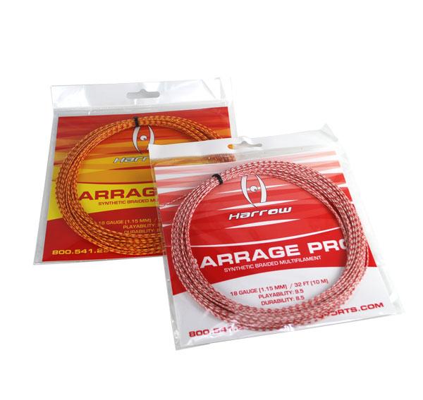Barrage Pro Squash String, 18 Gauge, Single Pack - Harrow Sports