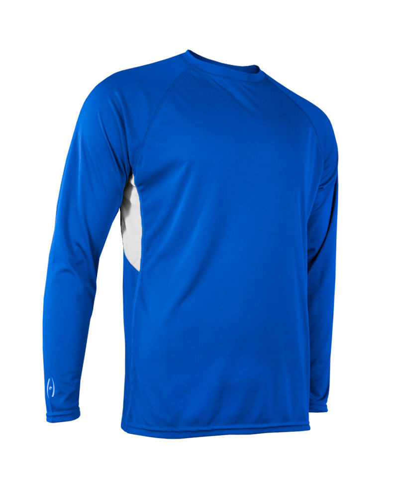 One Arm Compression Shirt, Made in The USA | Custom Sports Sleeves, Royal Blue