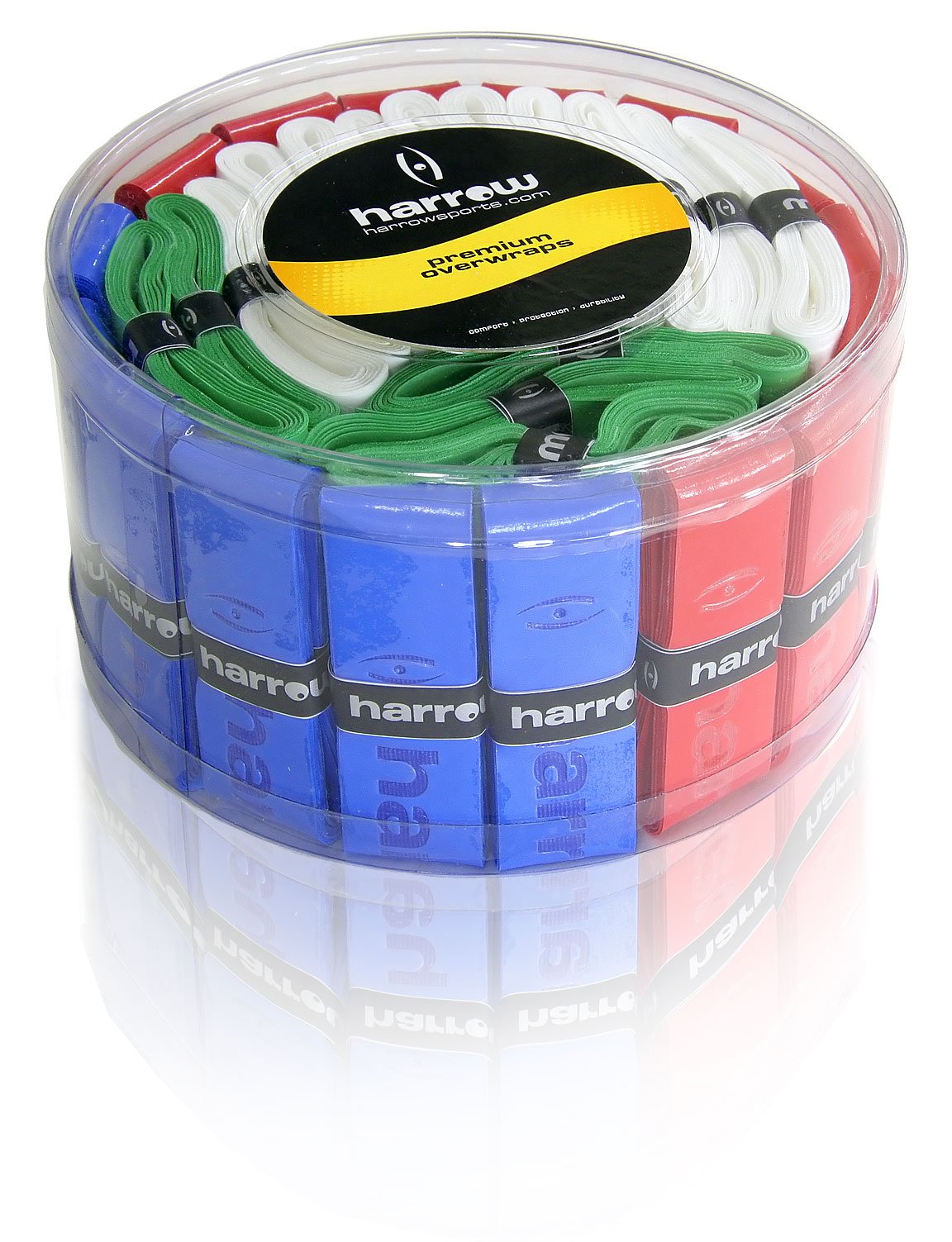 Over Wrap Grip Container with 60 Assorted Colors - Harrow Sports