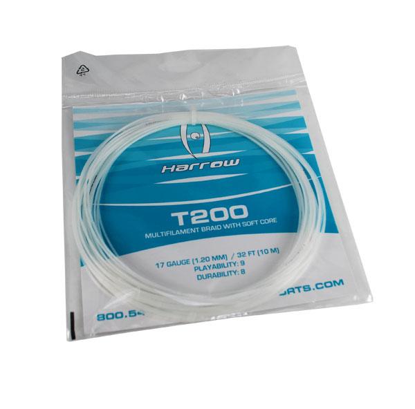 T200 Squash String, 17 Gauge, Single Pack, Crystal - Harrow Sports